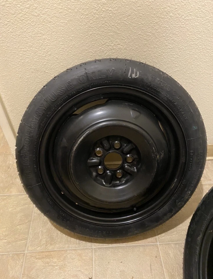 2003-2025 TOYOTA COROLLA SPARE TIRE WHEEL DONUT T125/70/R16 Prius Celica Etc - Image 3 of 4