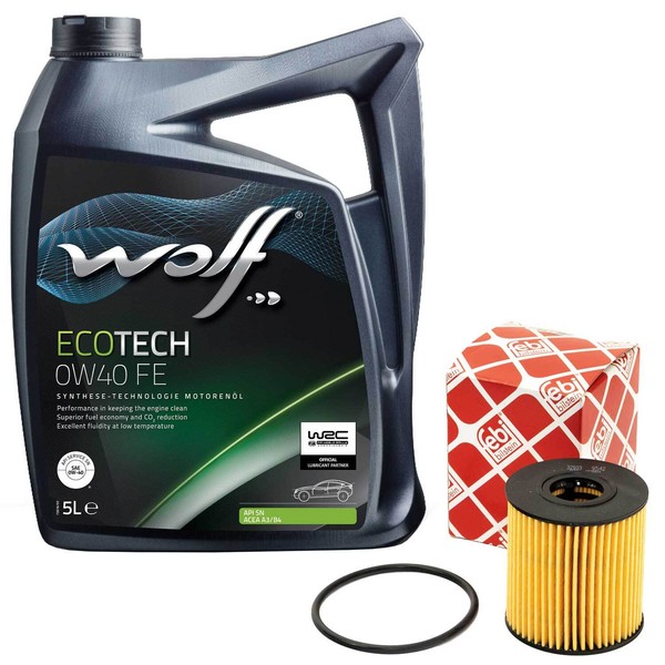 MotoröL Set 0W40 5 Liter + ÖLfilter 32103 FüR Mini Cooper S Clubman Countryman-image