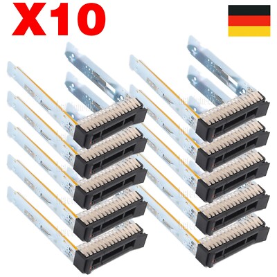 10St. 2,5'' Festplatten Caddy Fach für IBM Thinksystem ST550 SR550 SR650 SR850 DE