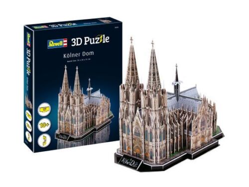Revell Famous Buildings - Cologne Cathedral 3D Jigsaw Puzzle RV00203 Model Making - Picture 1 of 2