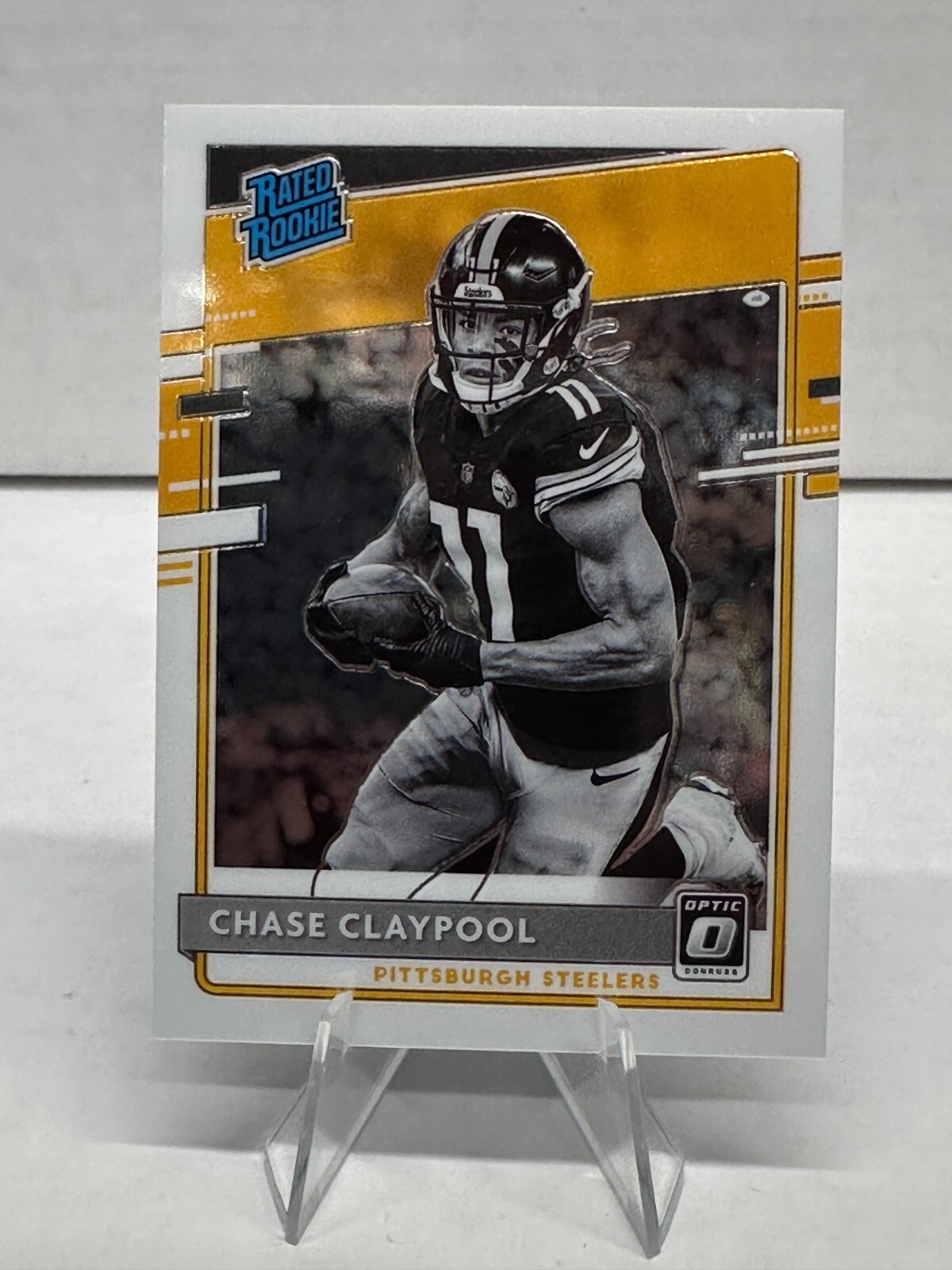 2020 Panini Donruss Optic Rated Rookie Variation #327 Chase Claypool Steelers