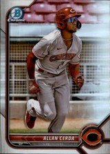 2022 BOWMAN CHROME REFRACTOR CINCINNATI REDS - ALLAN CERDA #BDC-22