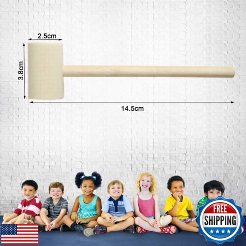 18 Pcs Mini Wooden Hammer Creative Pounding Educational Mallet for Boys and G - Picture 2 of 5