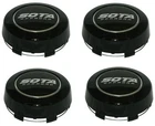 4 CAP DEAL SOTA OFFROAD GLOSS BLACK 8 LUG WHEEL RIM CENTER CAP A608F-1 6005K132