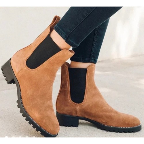 Soludos Greenpoint Chelsea Boot Brown Suede New Without Box Size 9.5 eBay