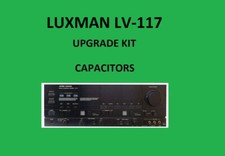 Stereo Amplifier LUXMAN LV-117 Repair KIT - all capacitors