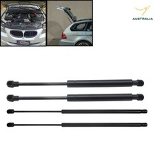 4PCS For BMW 5 Series E61 Front Hood+Rear Tailgate Support Gas Shock Struts