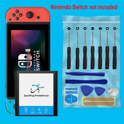 High Grade 4400mAh Battery + Tool Set For Nintendo Switch HAC-001 Game Console