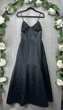 Dave  Johnny Dress Formal Long Black Diamond Fairy Prom Y2K Size 3/4 Vintage