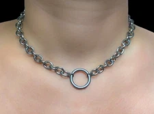 BDSM Day Collar Choker Discreet Jewelry Necklace Kink Submissive