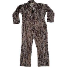 Vintage Cabelas USA Brush Camo Coveralls Size Large Tall VTG