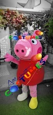Hire Peppa Pig Lookalike Costume Mascot Fancy Dress Delivery within UK UJ