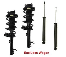 2 Front Complete Struts Springs Mount + 2 Rear Shocks Fit 2006 - 2011 Ford Focus