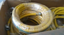 FLEXTRAL  AR60-100-50  1"  WIRE REINFORCED AIR HOSE 600 PSI 50 FT NEW W/ Fitting