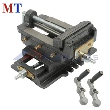 5" Cross Slide Vise Drill Press X-Y Clamp Heavy Duty Machine Metal 2 Way