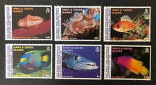 TURKS & CAICOS ISLANDS 1998 UNDERWATER PHOTOGRAPHY MNH SET OF 6
