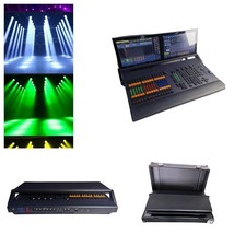 folding display T2 DMX controller RGB led motorized fader light console case