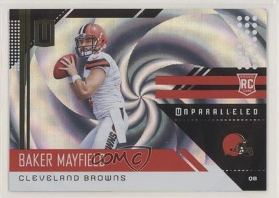 2018 Panini Unparalleled Rookie Whirl /100 Baker Mayfield #208 Rookie RC 0ls