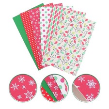  6 Pcs Materiale Fai Da Scampoli Tessuto Per Cucire Carta Artigianale Decorativa