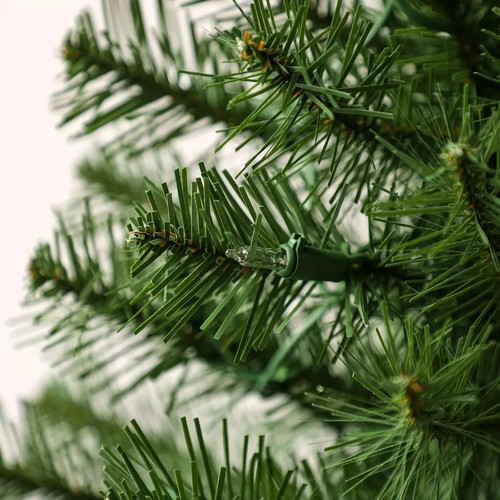 24" CHRISTMAS TREE NOBLE GREEN SPRUCE ARTIFICIAL PRE-LIT W/ LIGHTS & STAND USA - Picture 3 of 6
