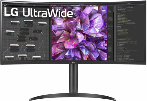 LG 34WQ75C - 34 inch Curved UltraWide QHD (3440x1440) Monitor with IPS Displa... - Picture 1 of 17