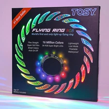 TOSY Flying Ring - 16 Million Color RGB or 12 Leds, Super Bright, Lost Mode, Aut