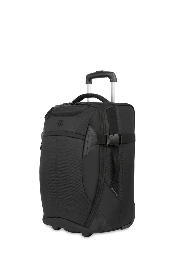 SWISS GEAR THE APEX PRO 20" DUFFEL ROLLER - BLACK