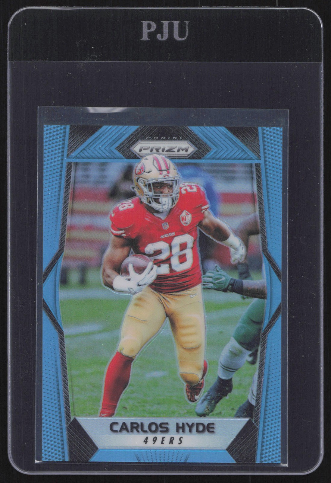 2017 Panini Prizm #6 Carlos Hyde Prizm Light Blue #/199