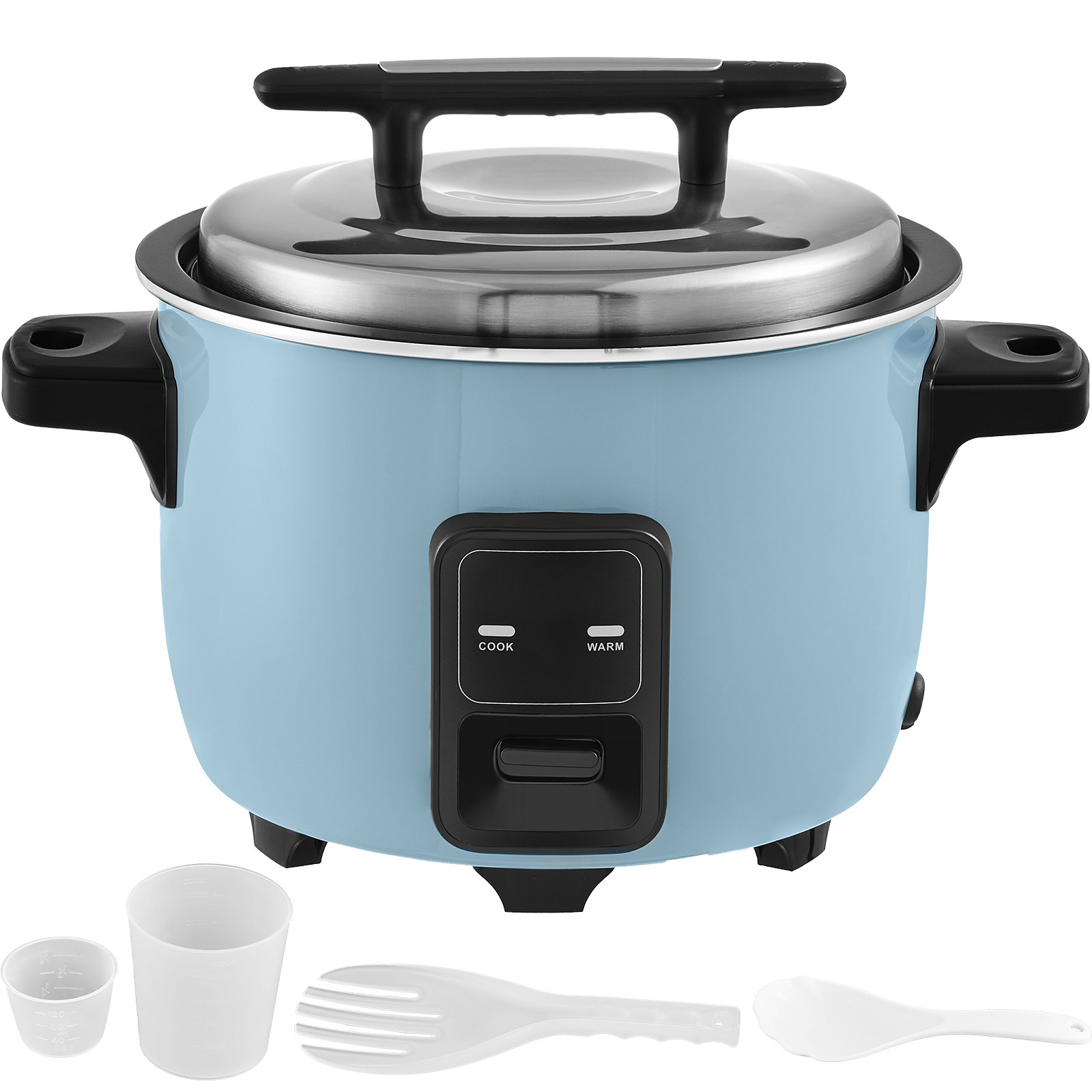 Commercial Rice Cooker 60Cup Cooked Non-Stick Pot 13L Keep W