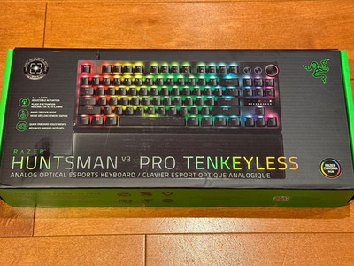 Razer Huntsman V3 Pro TKL Wired RGB Gaming Keyboard RZ03-04980200-R3U1