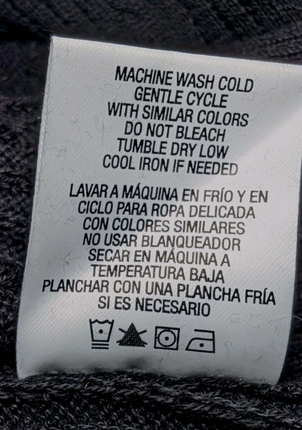 BASIC EDITIONS Solid Black Cable Knit PULLOVER Sw… - image 3