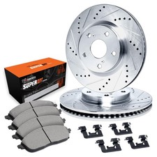 R1 Concepts Front Brake Kit For 1994-1996 Ford Bronco F-150 Drilled Slotted...