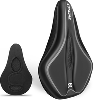 Gel Sattelbezug Fahrrad,Fahrradsattel ÜBerzug Wasserdicht Aus Memory-Foam, Fahrr