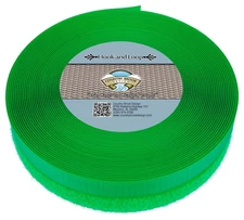 Country Brook Design® Hot Green Sew On Hook And Loop (1 inch, 10 yards)