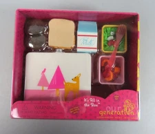 Our Generation Its All in the Box Set Bento with food For 18" Dolls New