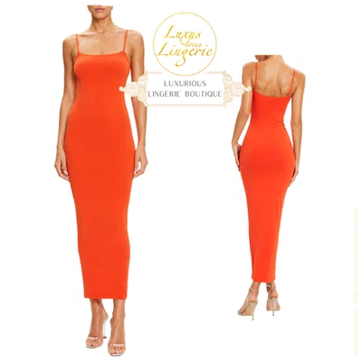 STRAP FATAL DRESS by Wolford XS chili rot Kleid Sommer Spaghetti Träger - Bild 1 von 4