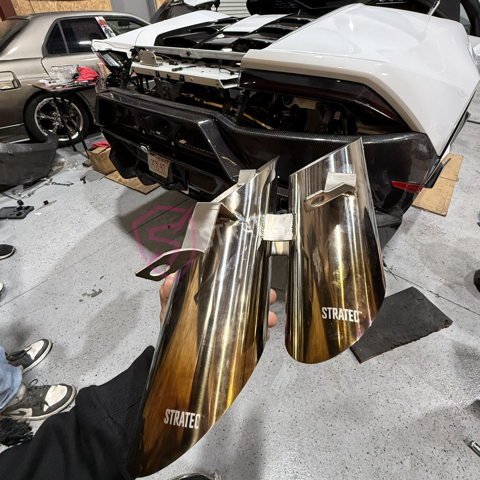 Titanium True F1 Valved Exhaust System for Lamborghini Huracan LP580 LP610 5.2L