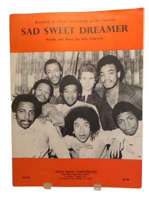 Sad Sweet Dreamer Sweet Sensation Sheet Music Piano Voice Guitar F5L