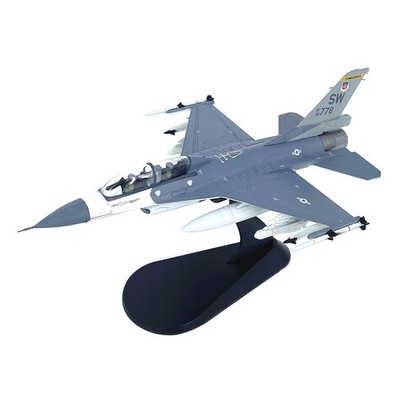 F-16D Falcon Multi-Role Fighter Jet Model 1:72 Scale Alloy 21cm Display Stand