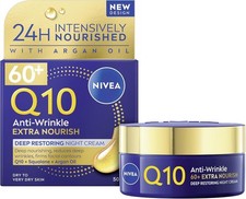 NIVEA Q10 Power 60 + Skin Anti-Wrinkle + Replenishing Night Cream (50 ml),