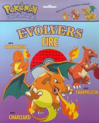EVOLVERS FIRE: CHARMANDER, CHARMELEON, CHARIZARD By David Roe **BRAND NEW**