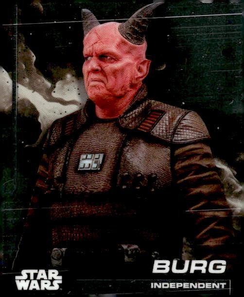 Burg #60 Star Wars 2024 Topps Chrome trading card — raw and PSA graded price guide