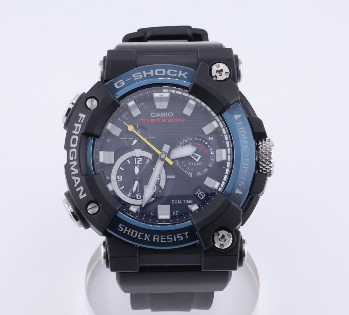 Casio G-Shock Frogman Black Stainless Steel Resin Case with Black