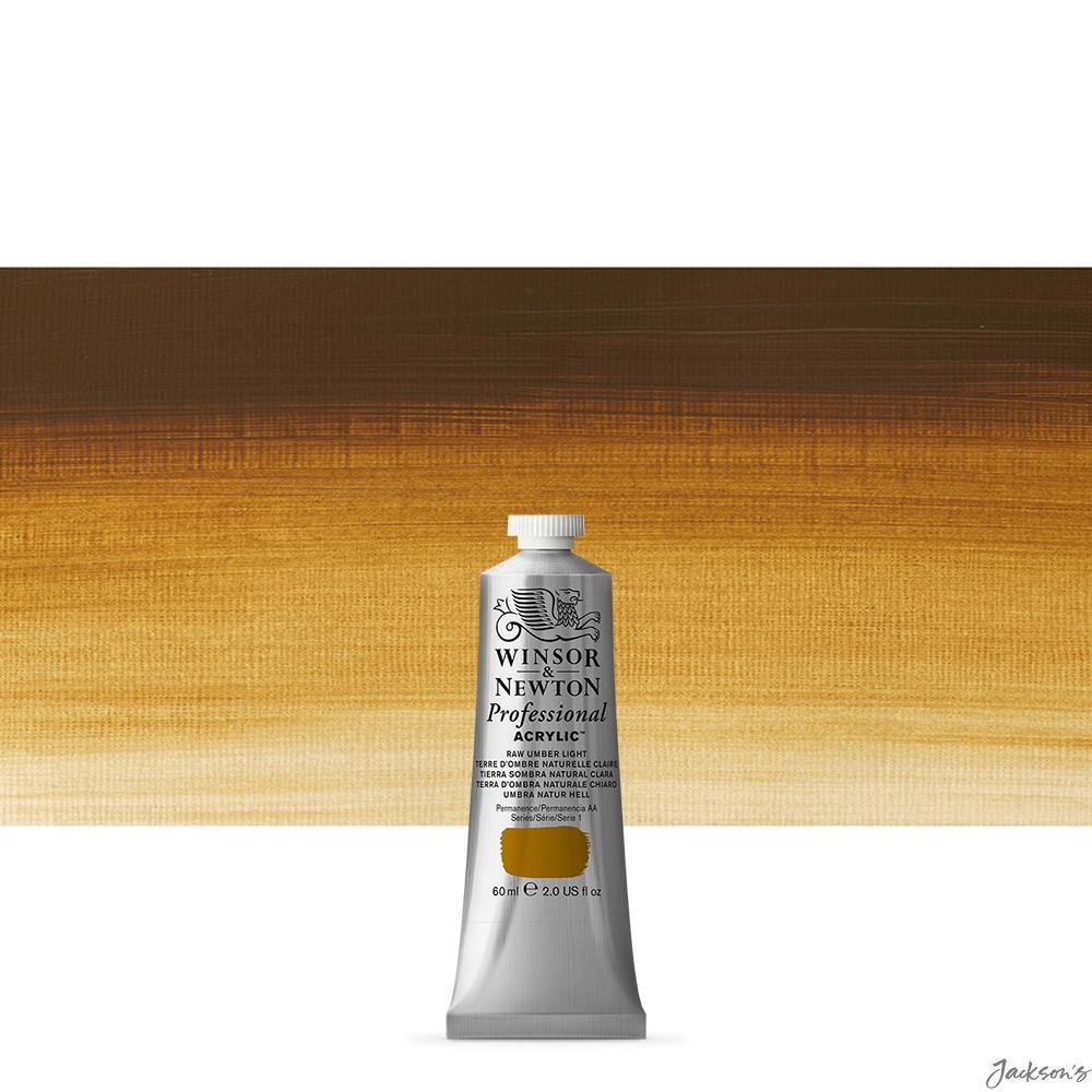 Winsor & Newton Professional Acrylic Paint Natural Iron Oxide 60ml Raw Umber ...