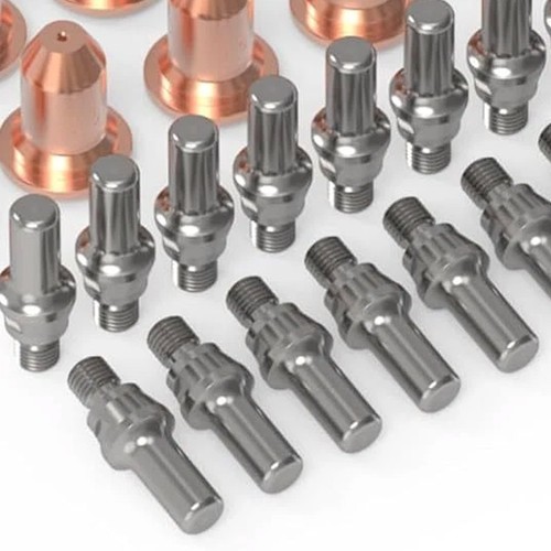 IPT40 45pcs Elettrodo punta torcia taglio plasma materiali di consumo per YESWELDER CUT65n1 - Foto 4 di 10