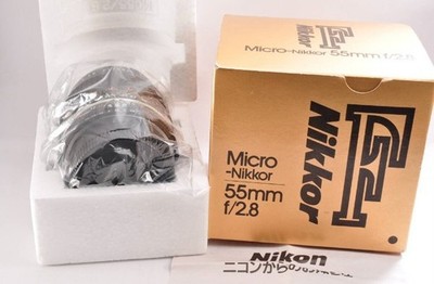 MINT in BOX] Nikon Ai-s Micro Nikkor 55mm f/2.8 AIS MF Lens S/N