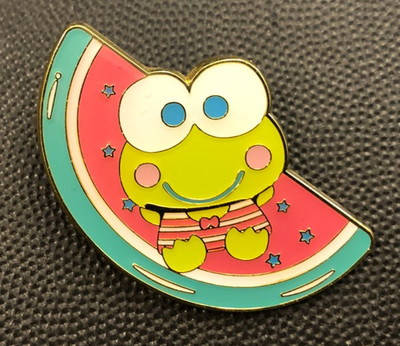 Pin Hello Kitty & Friends Keroppi Watermelon Pool Party frog Loungefly summer