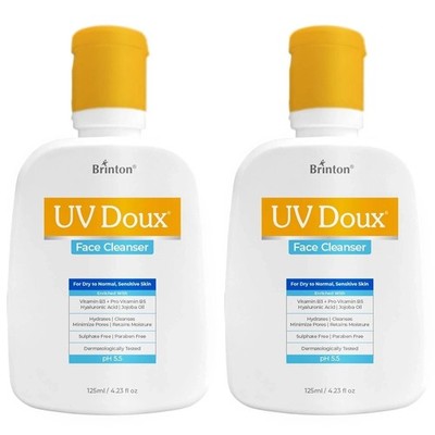 Brinton UV Doux Face Cleanser 125 ml (Pack of 2)