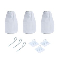 3Pack Dryer Vent Lint Bags, Lint Traps for Indoor Outdoor Dryer Vents, Lint3998