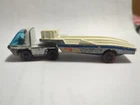 1969/70 Hot Wheels Redline Heavyweights Racer Rig White Cab with Car Trailer